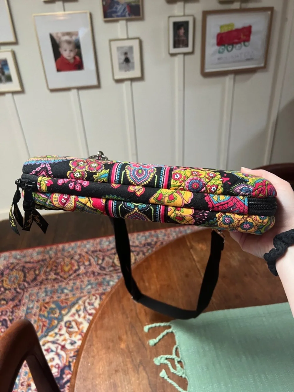 Vera Bradley iPad Bag in Retired Symphony in Hue Pattern